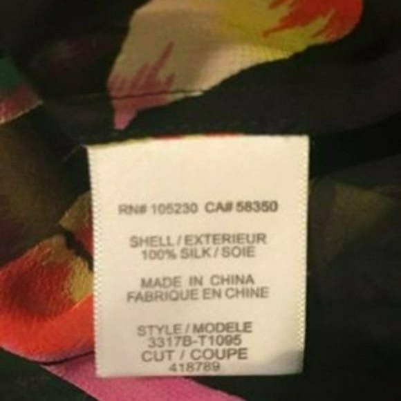 Joie Devitri Silk Floral Print Sheer Long Sleeved Blouse Top, Size Medium - Picture 4 of 4